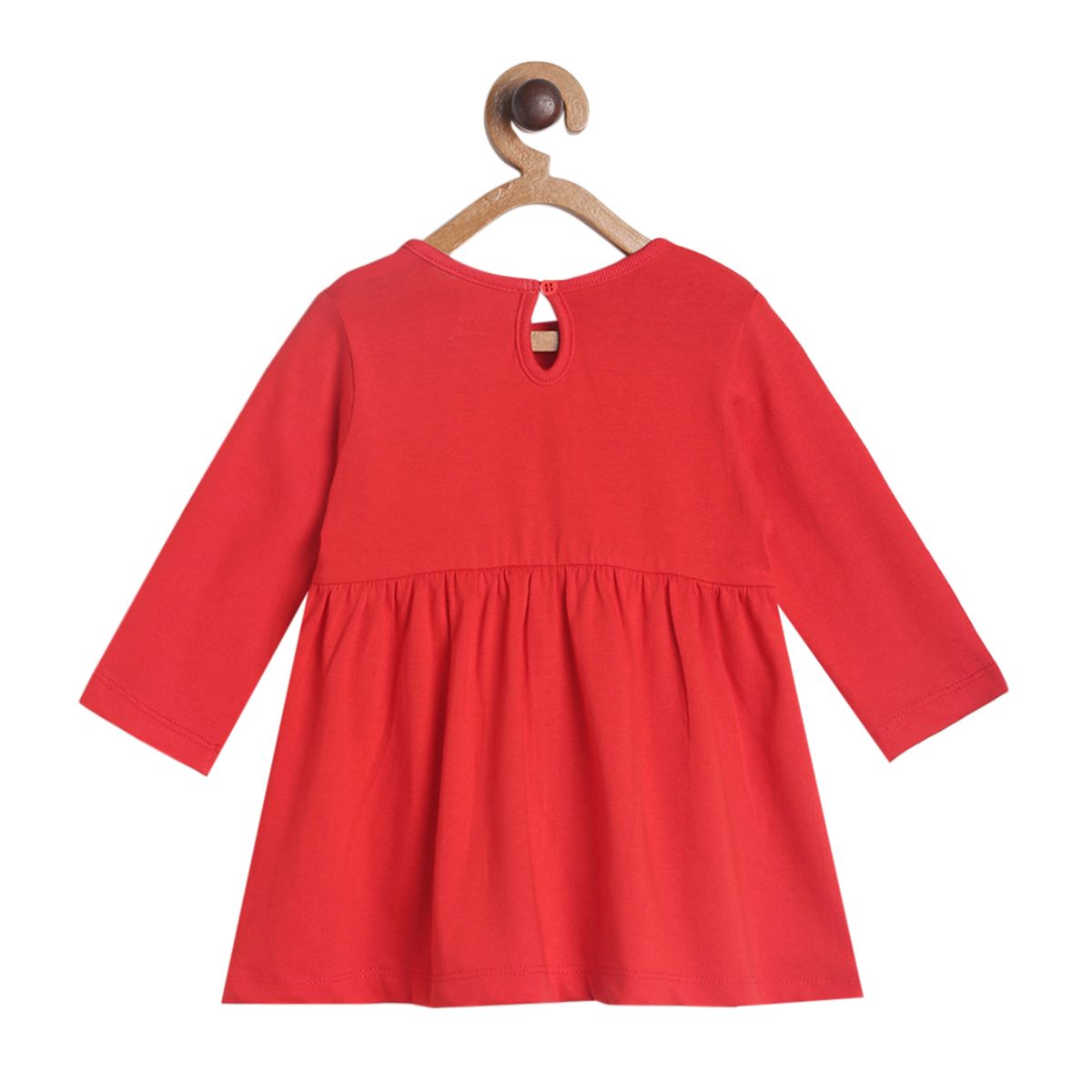 Pack of 1 knit dress - red for 0-3 Months