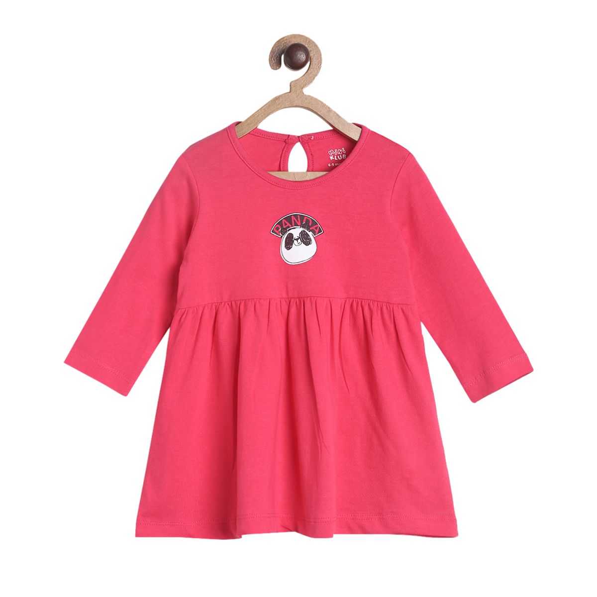 Pack of 1 knit dress - pink for 0-3 Months