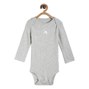 Pack of 2 top and knit bottom set - grey and navy for New Born