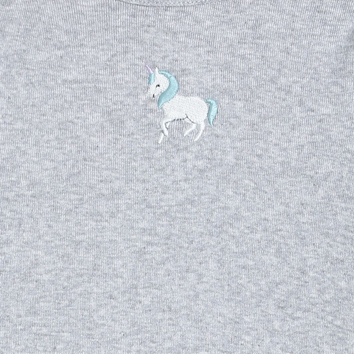 Pack of 2 top and knit bottom set - grey and navy for New Born