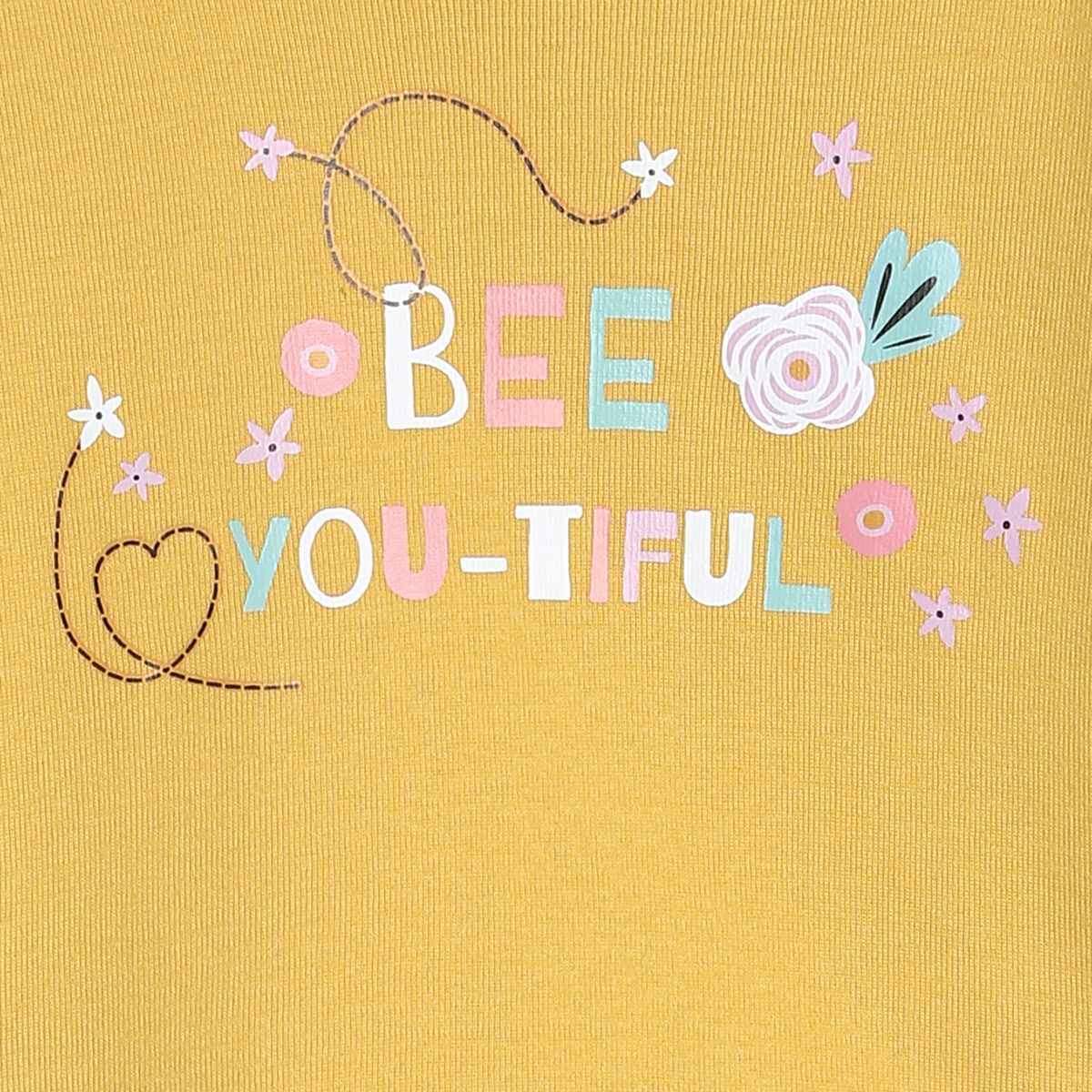 Pack of 2 top and legging set - yellow for 0-3 Months