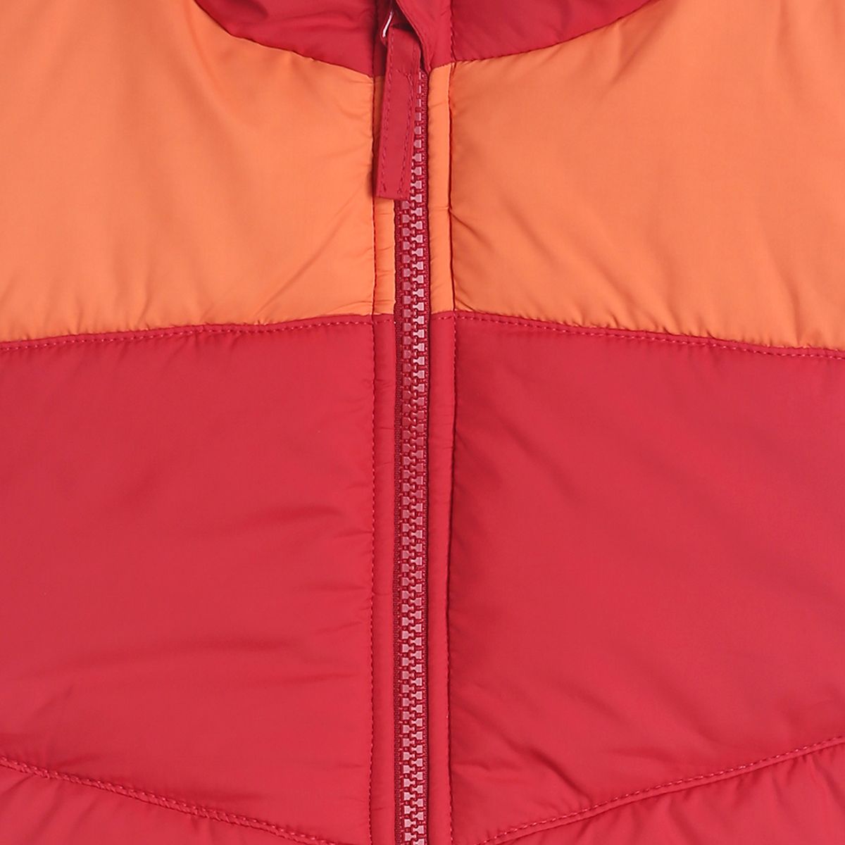 Pack of 1 hooded sleeve less jacket - red for 3-6 Months