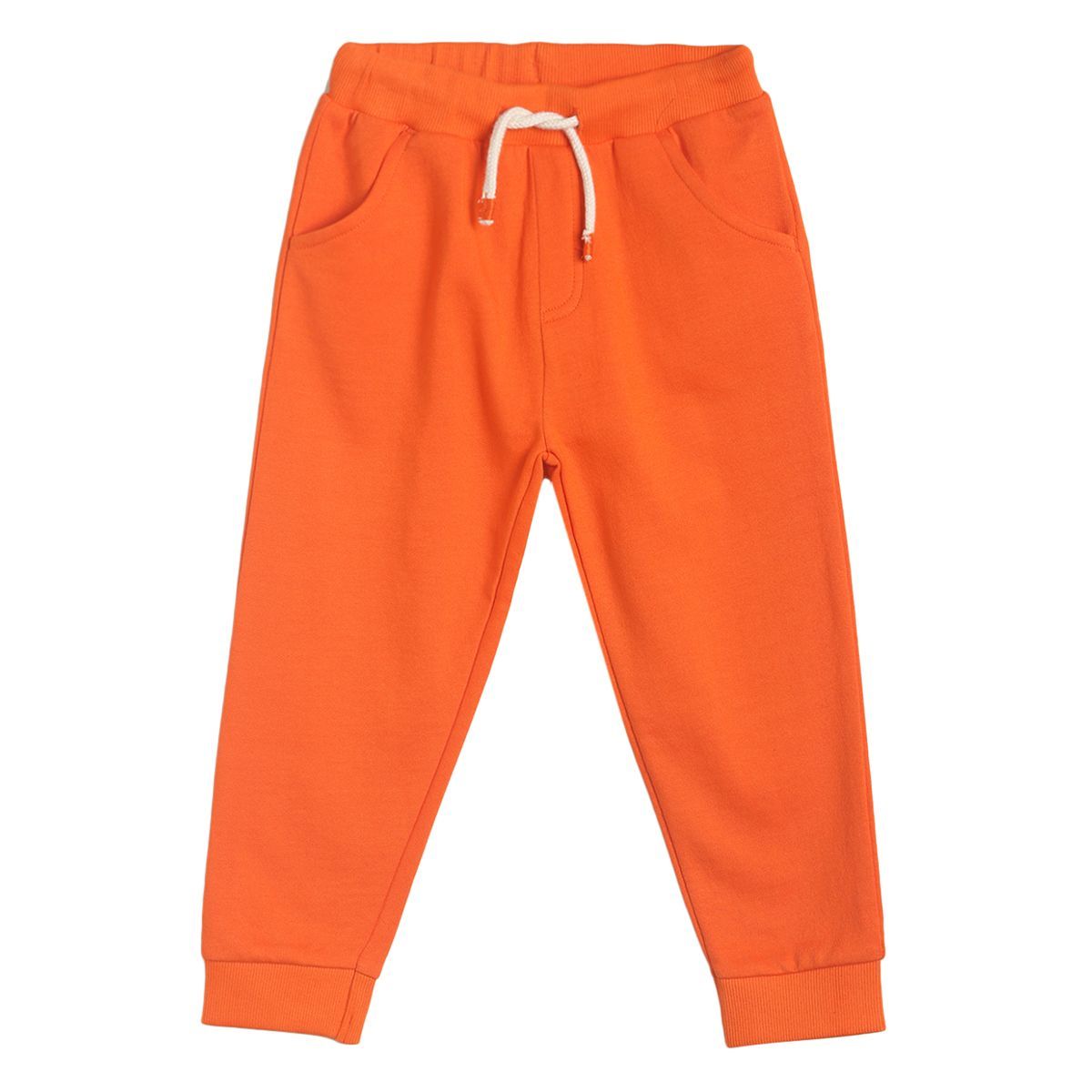 Pack of 1 knit jogger - orange for 3-6 Months