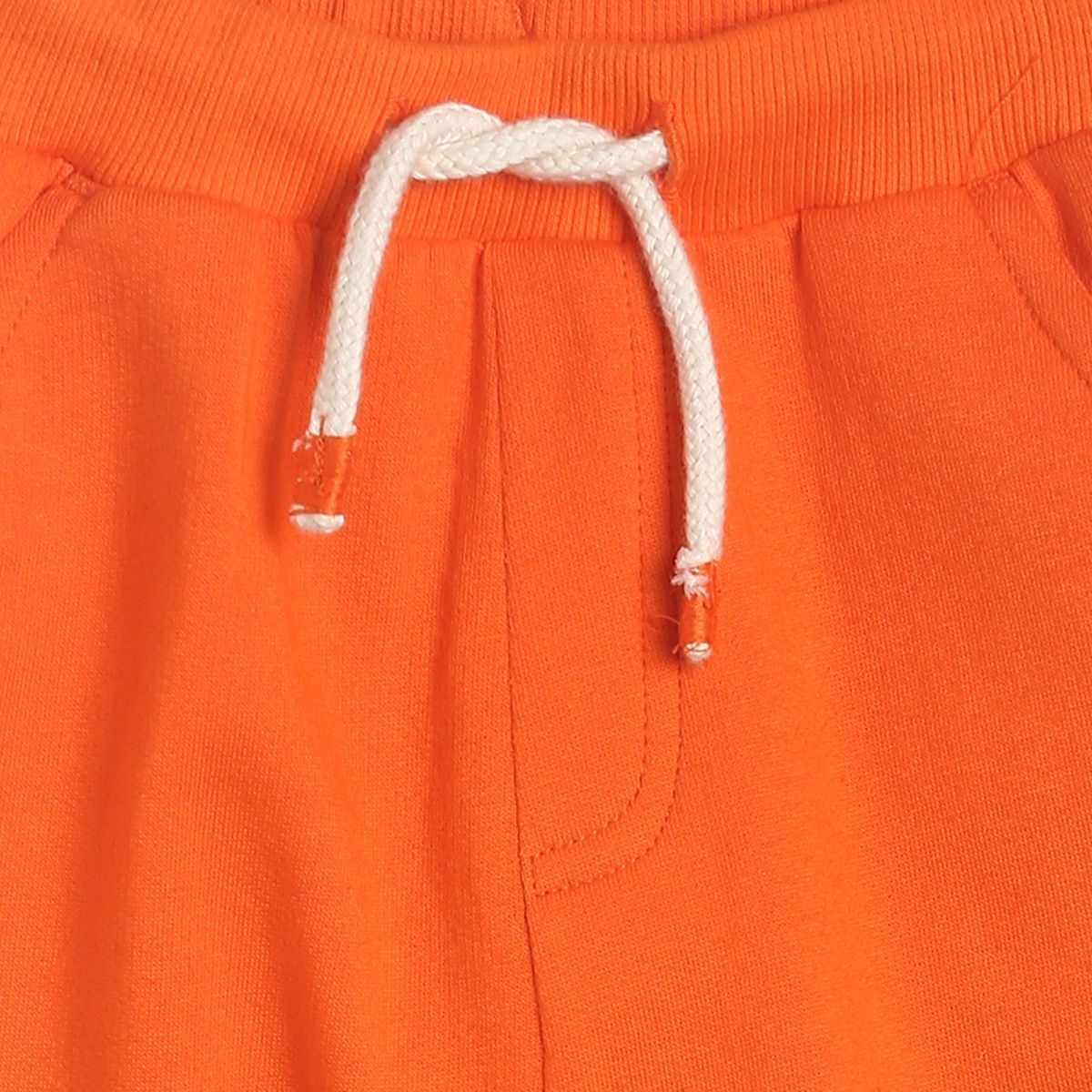 Pack of 1 knit jogger - orange for 3-6 Months