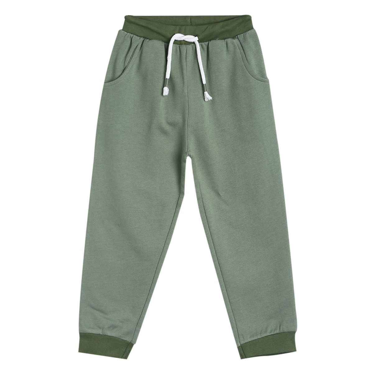 Pack of 1 knit jogger - olive for 3-6 Months