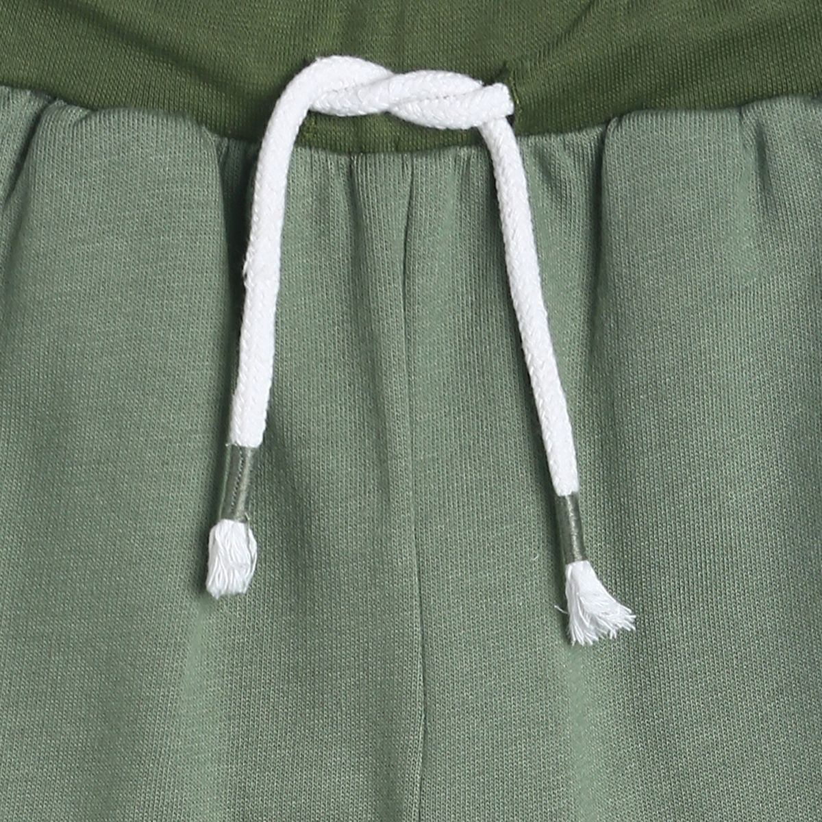 Pack of 1 knit jogger - olive for 3-6 Months