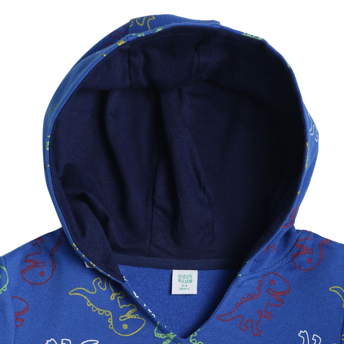Pack of 1 hooded sweat shirt - blue for 3-6 Months