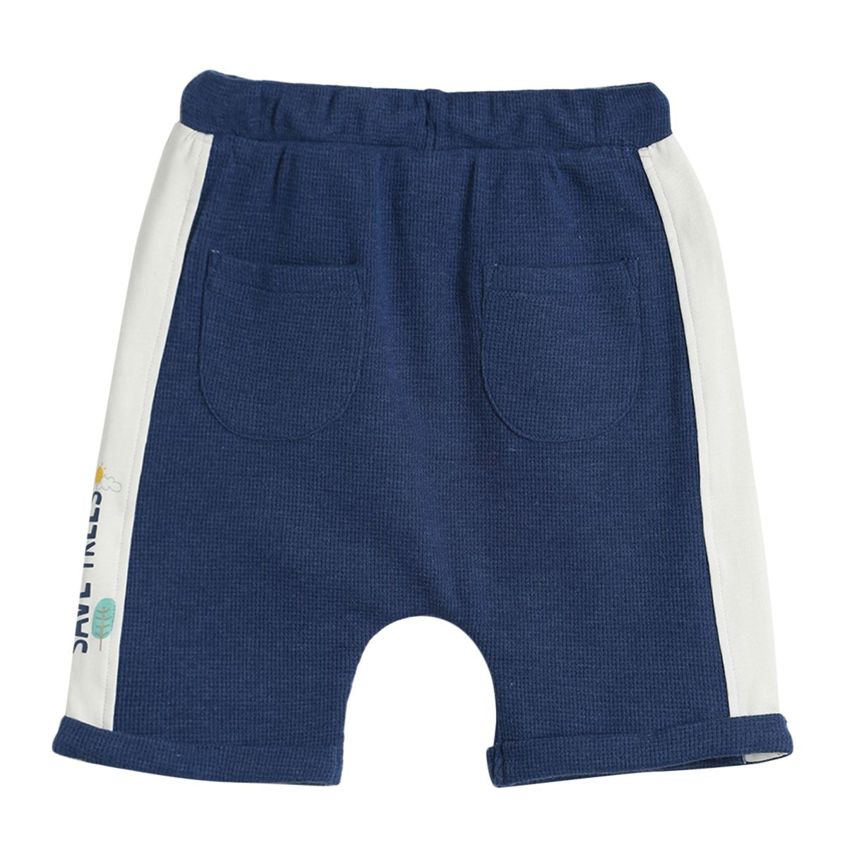 Pack of 1 knit shorts - navy for 3-6 Months