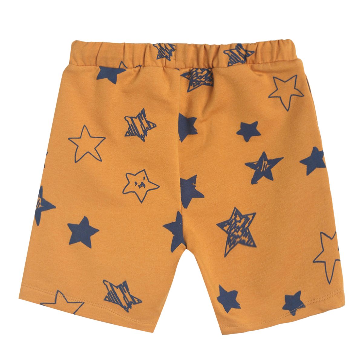 Pack of 1 knit shorts - mustard for 3-6 Months