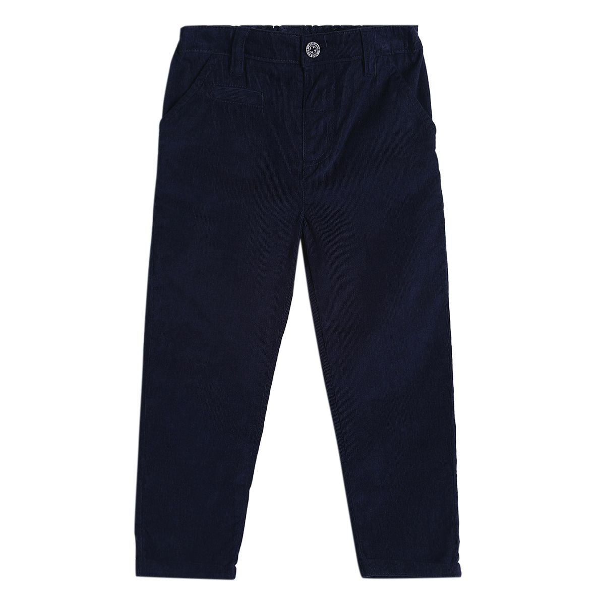 Pack of 1 woven cord trouser - navy for 3-6 Months