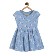 Pack of 1 knit dress - blue for 3-6 Months