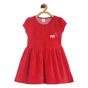 Pack of 1 knit dress - red for 3-6 Months