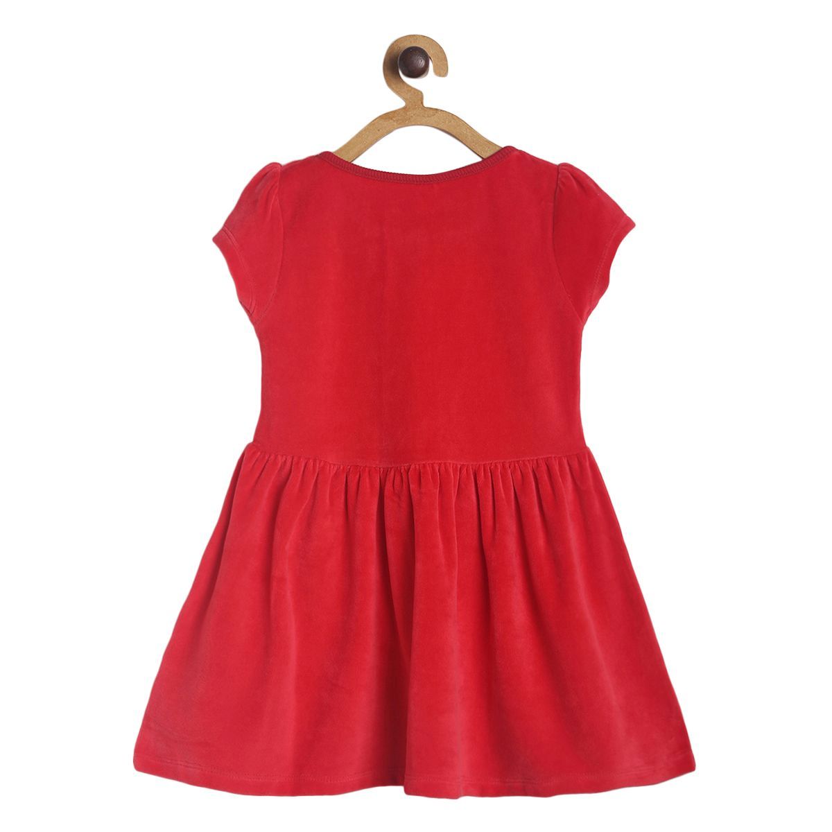 Pack of 1 knit dress - red for 3-6 Months
