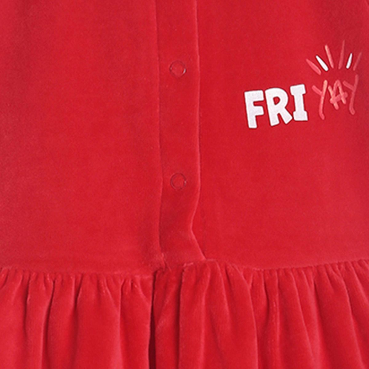 Pack of 1 knit dress - red for 3-6 Months