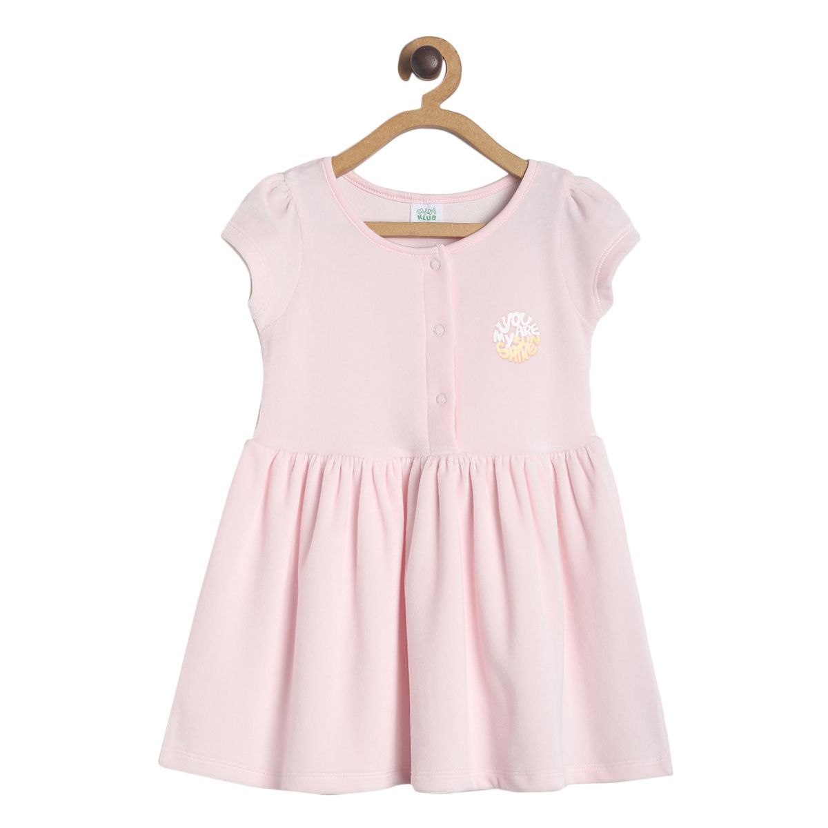 Pack of 1 knit dress - pink for 3-6 Months