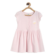 Pack of 1 knit dress - pink for 3-6 Months