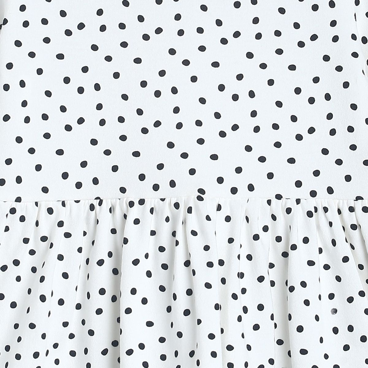 Pack of 1 knit dress - white for 3-6 Months