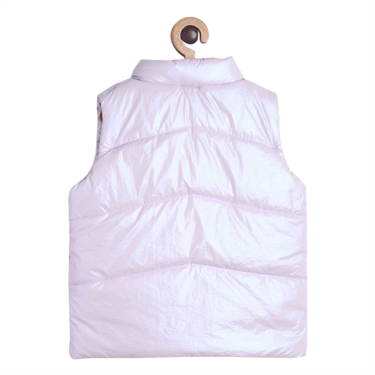 Pack of 1 kid girl gilet - lilac for 3-6 Months