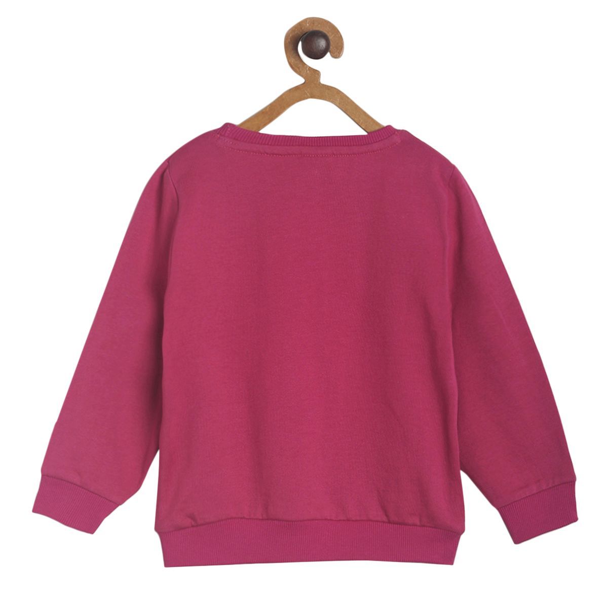Pack of 1 knit sweat shirt - majenta haze for 3-6 Months