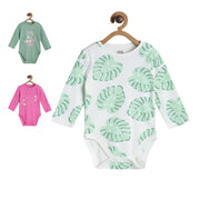 Girls Multicolor Pack Of 3 Body Suit