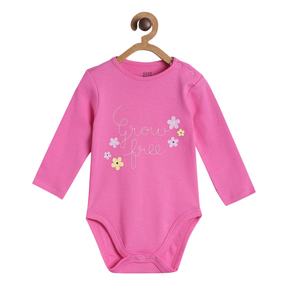 Girls Multicolor Pack Of 3 Body Suit