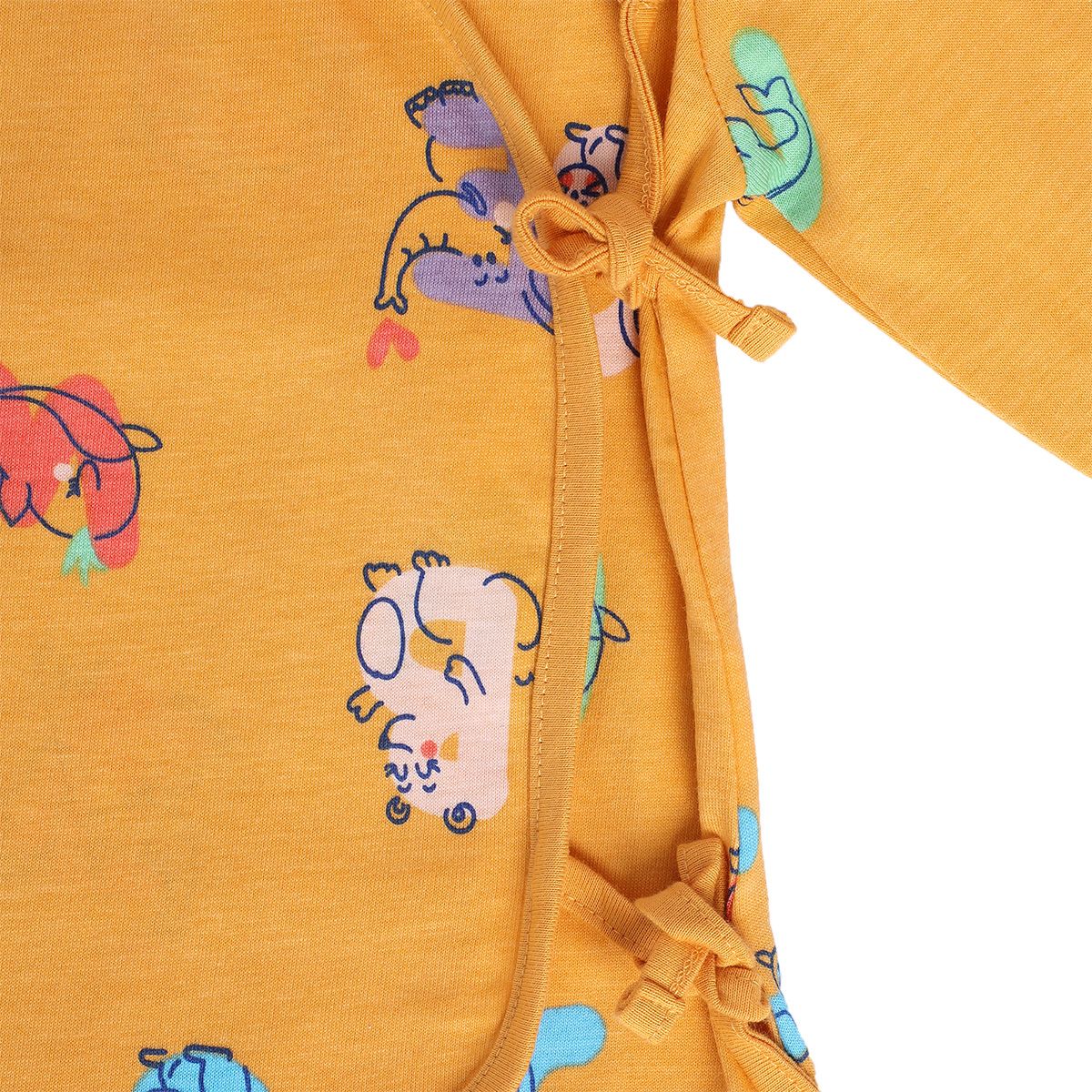 Girls Multicolor Pack Of 3 Front Open Vest