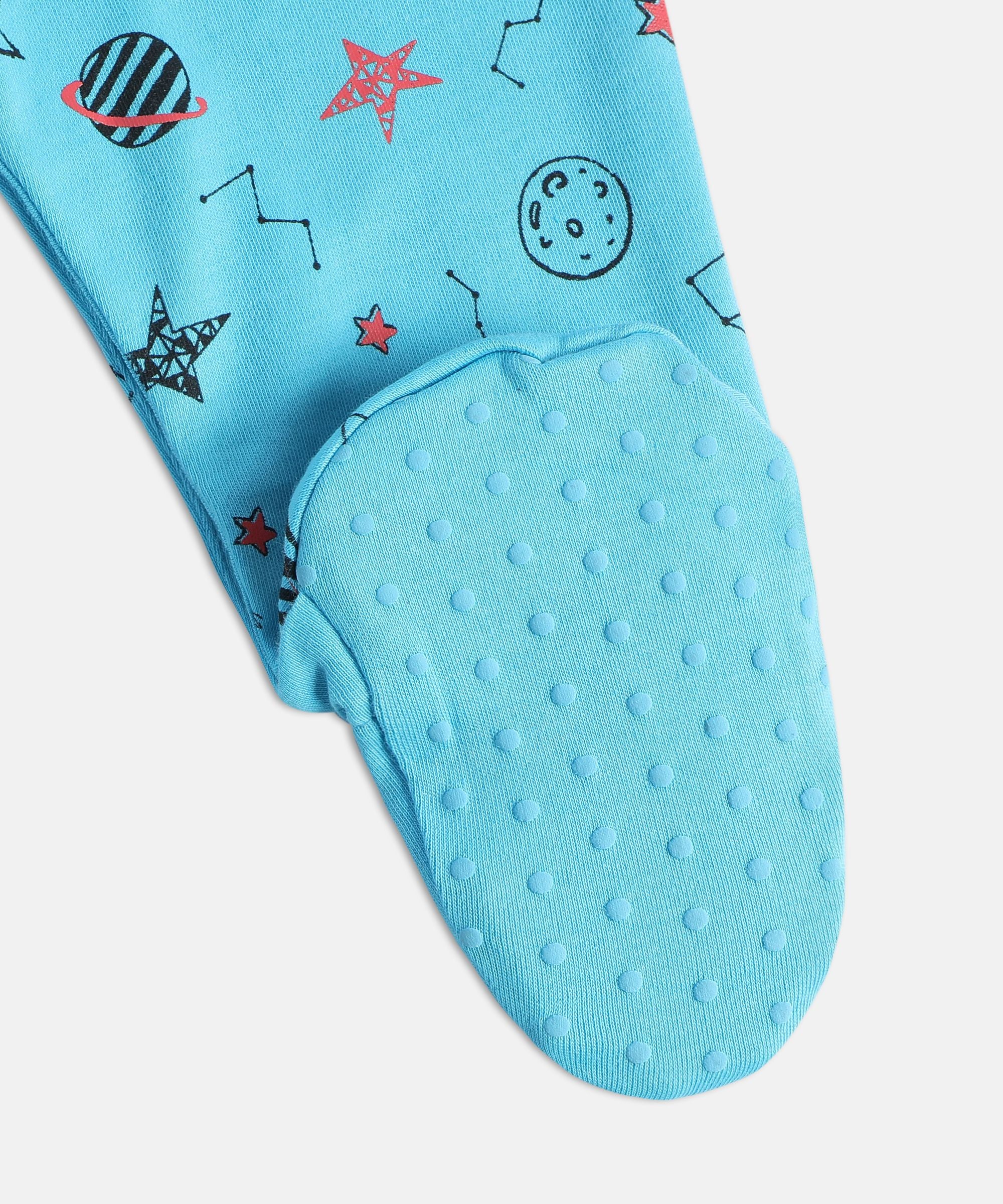 Boys Multicolor Pack Of 2 Sleep Suit