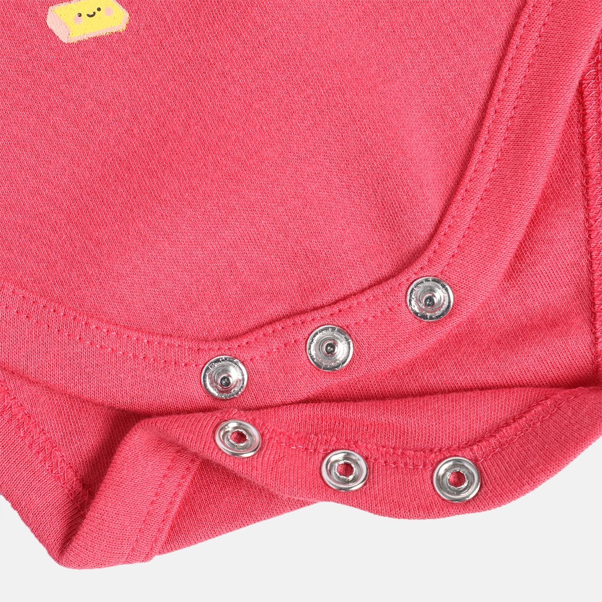 Girls Multicolor Pack Of 3 Body Suit