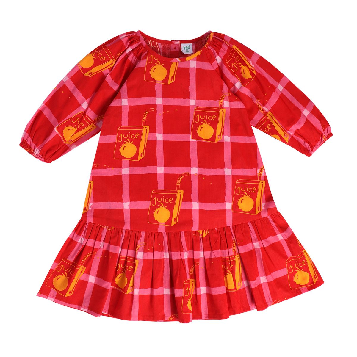 Girls Red Pack Of 1 Dress