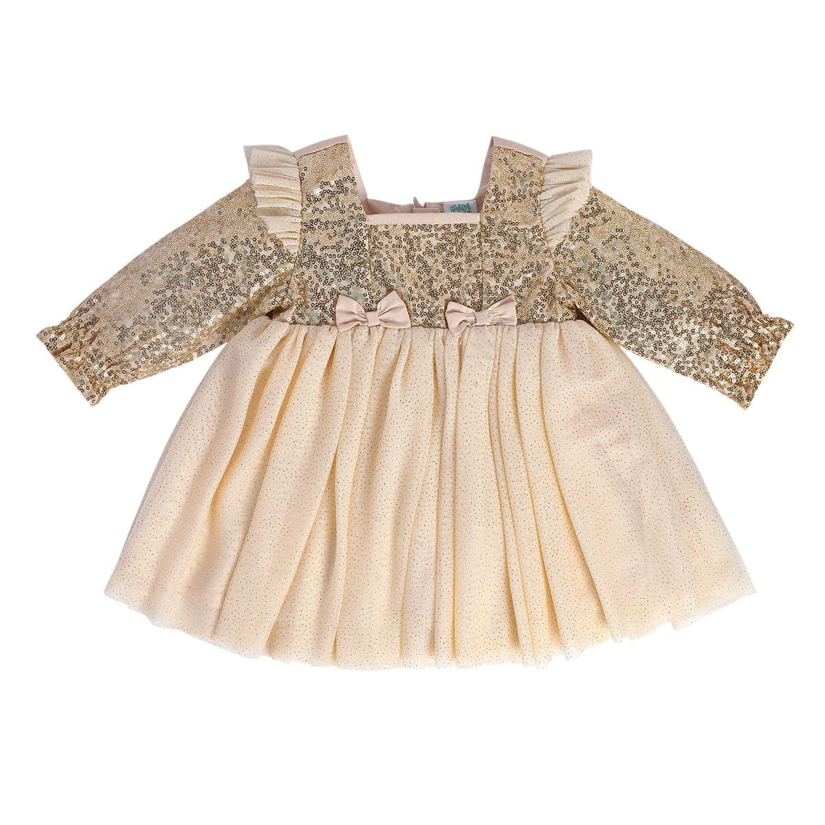 Girls Beige Pack Of 1 Dress