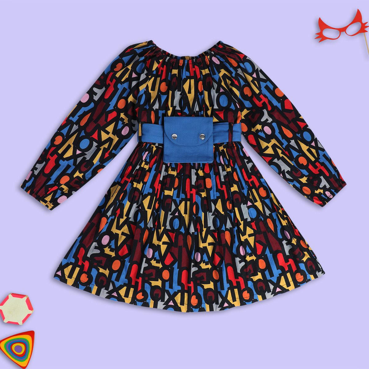 Girls Black Pack Of 2 Dress