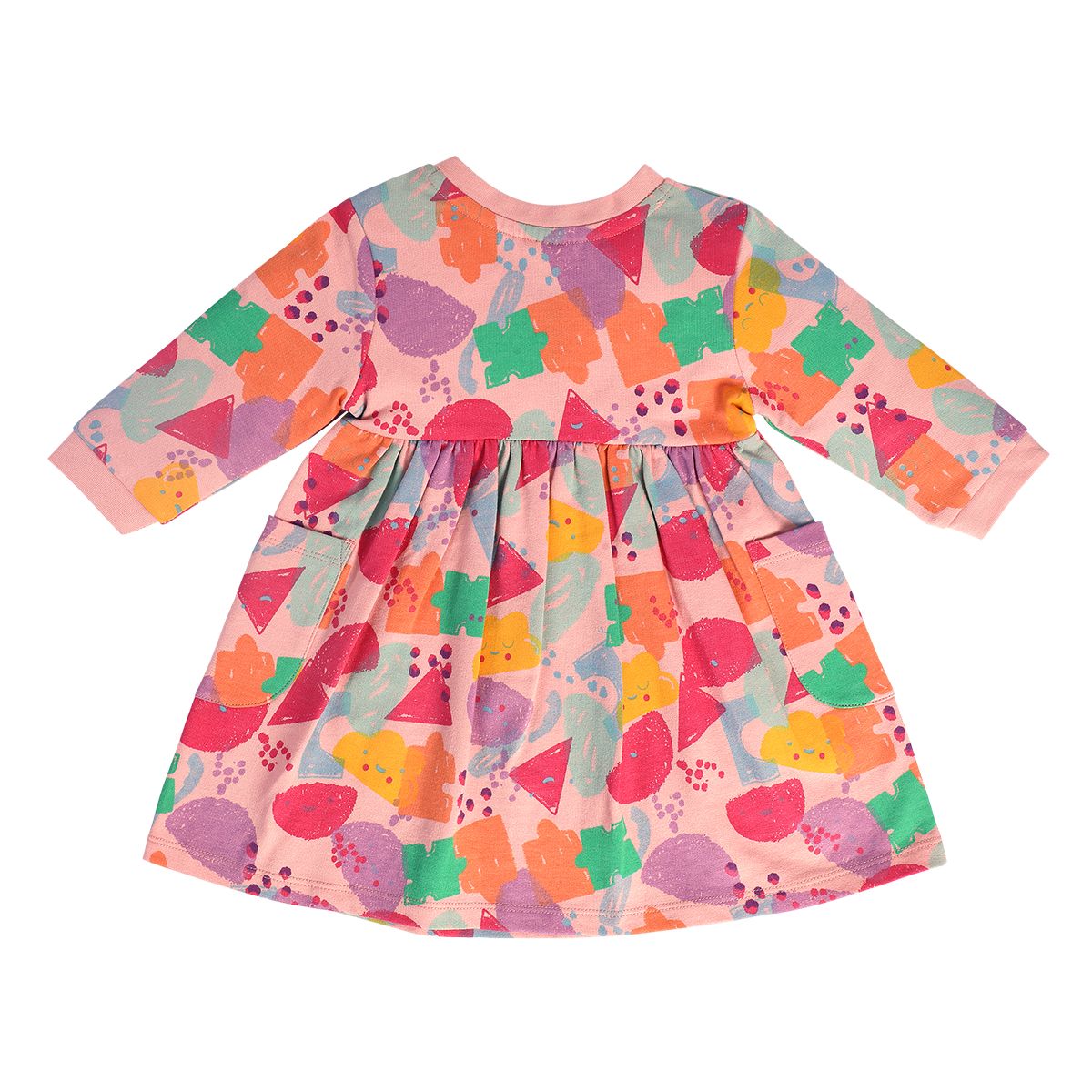 Girls Pink Pack Of 2 Dress