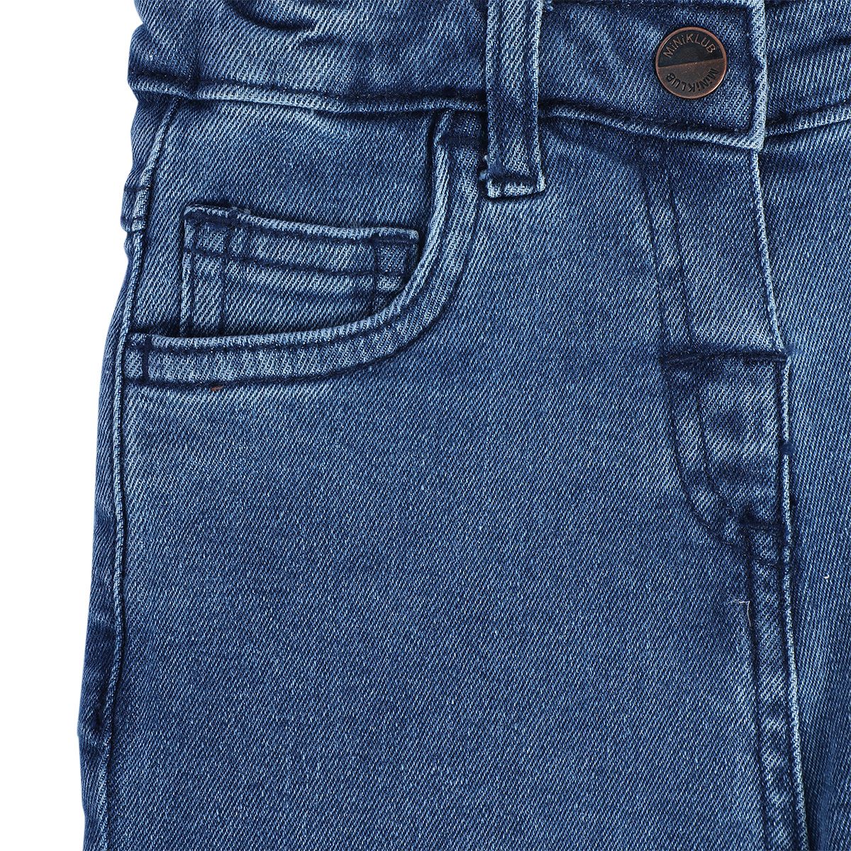 Girls Blue Pack Of 1 Denim Pant