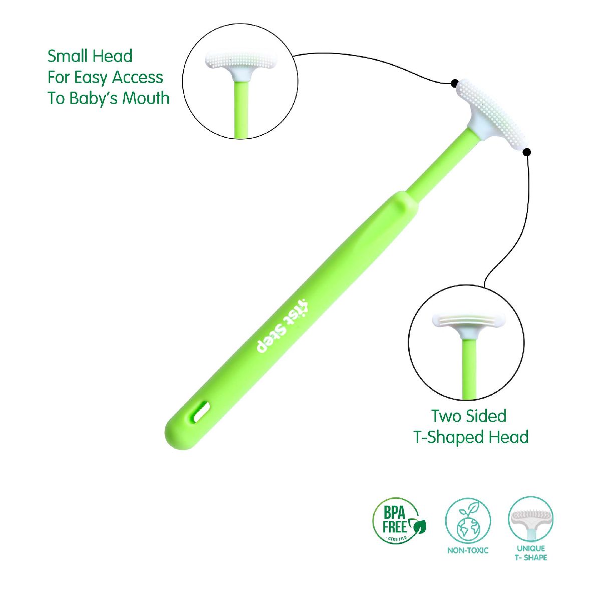 1st Step Silicone Tongue Cleaner