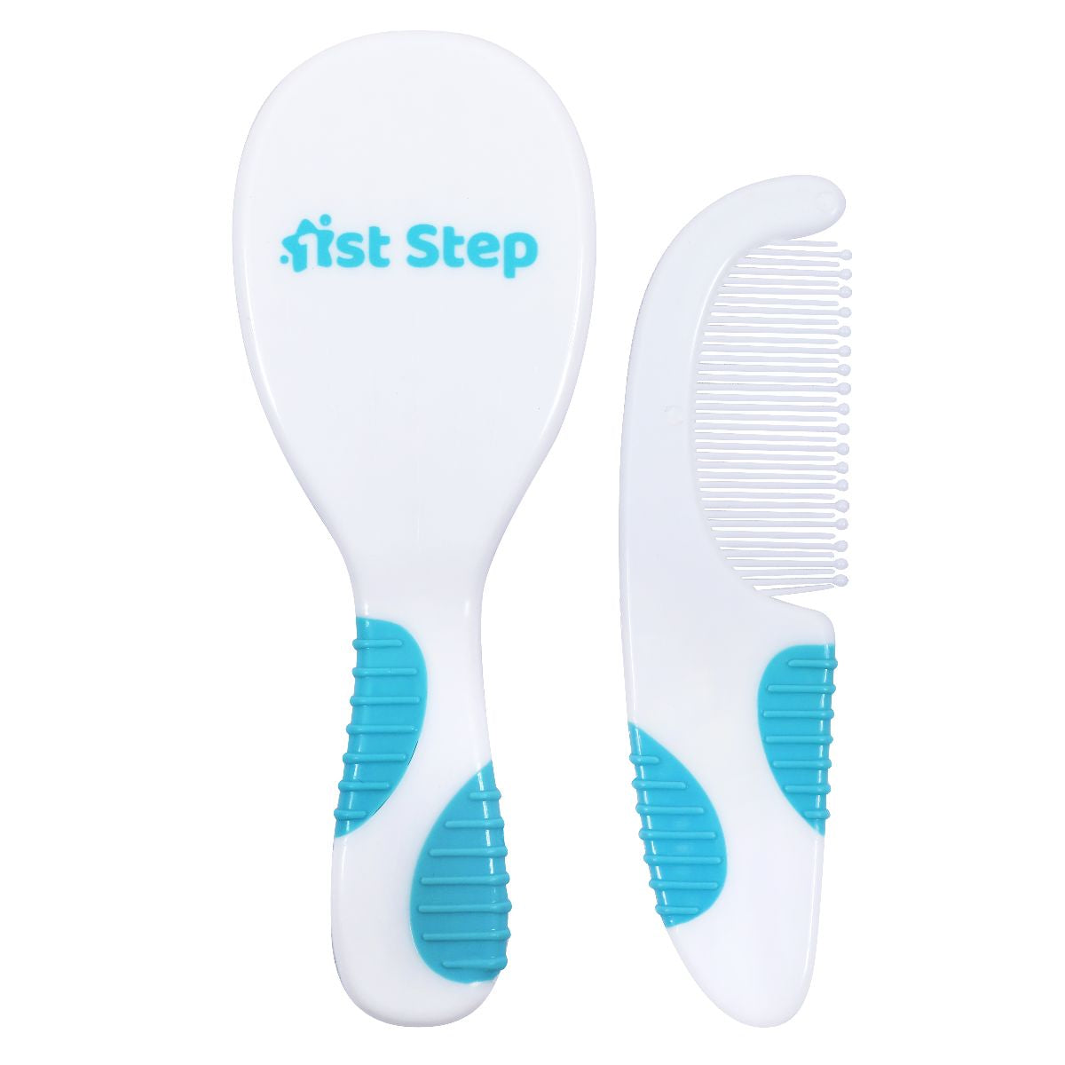 1st Step Brush And Comb Grooming Set - Blue And White
