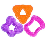 1st Step 3Pcs Pack Water Filled Multicolored Teether