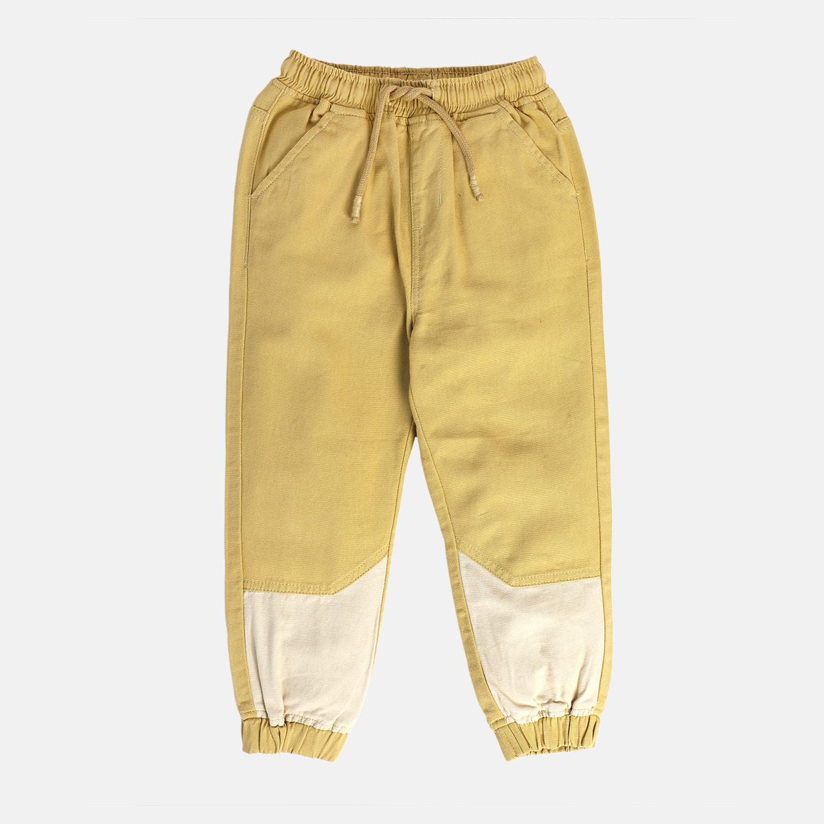 Boys Beige Pack Of 1 Woven Pant