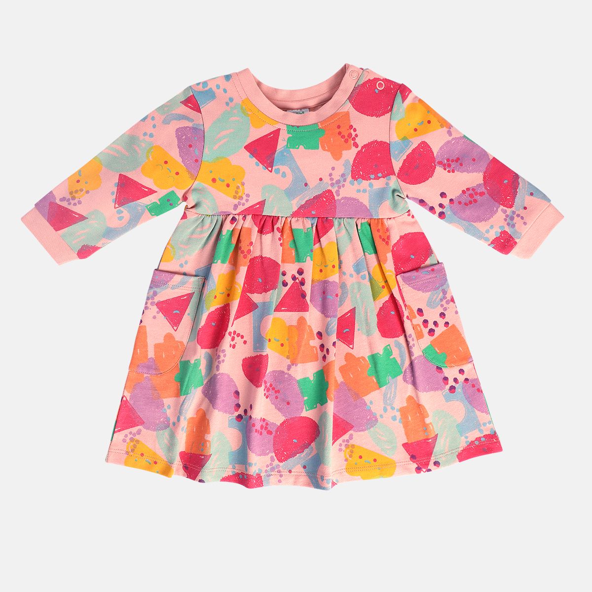 Girls Pink Pack Of 2 Dress