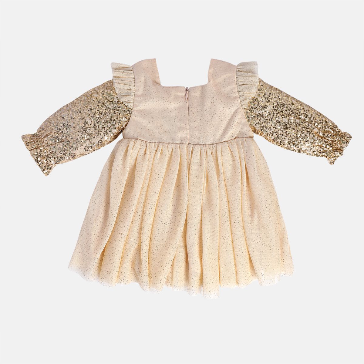 Girls Beige Pack Of 1 Dress