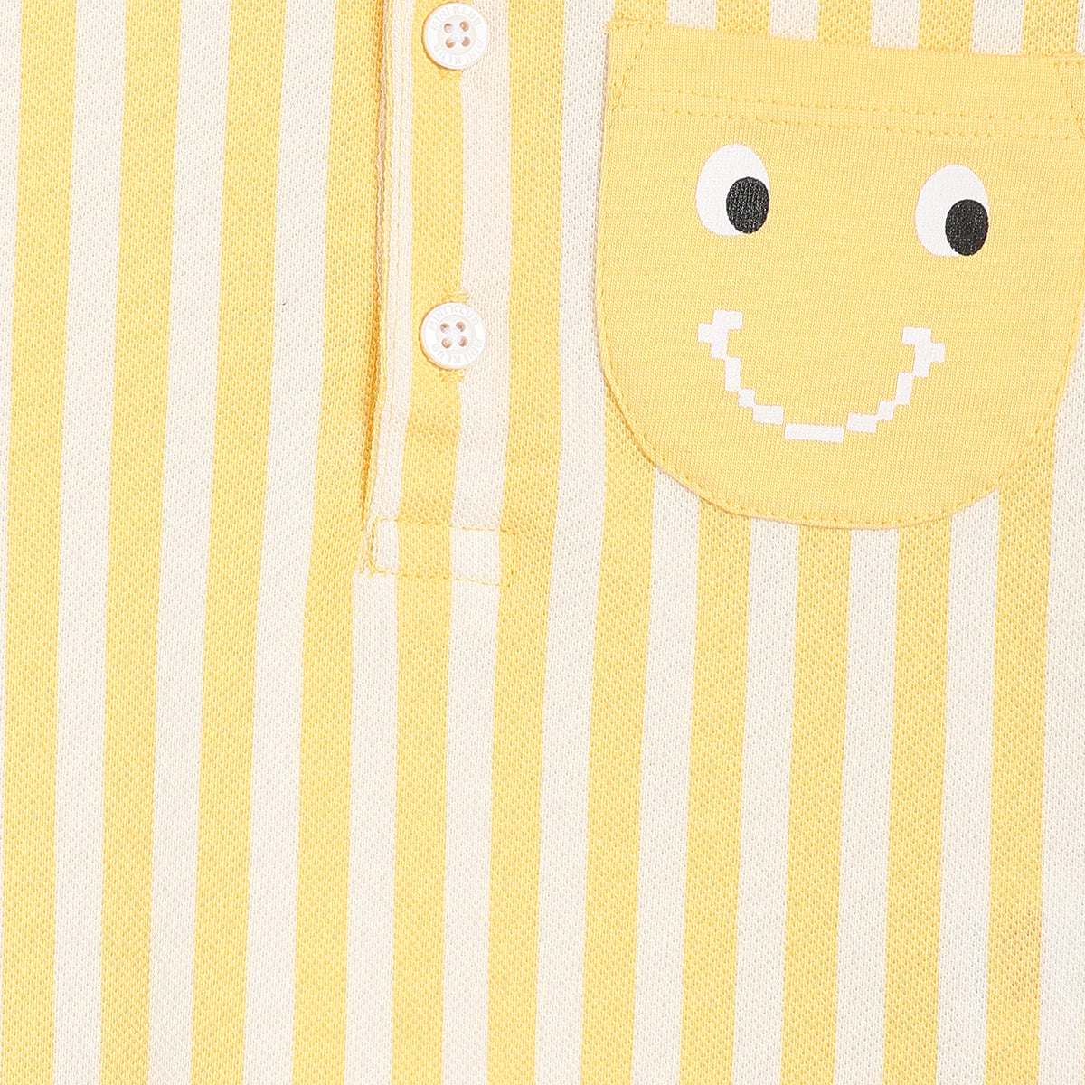 Boys White/Orange Short Sleeve Polo