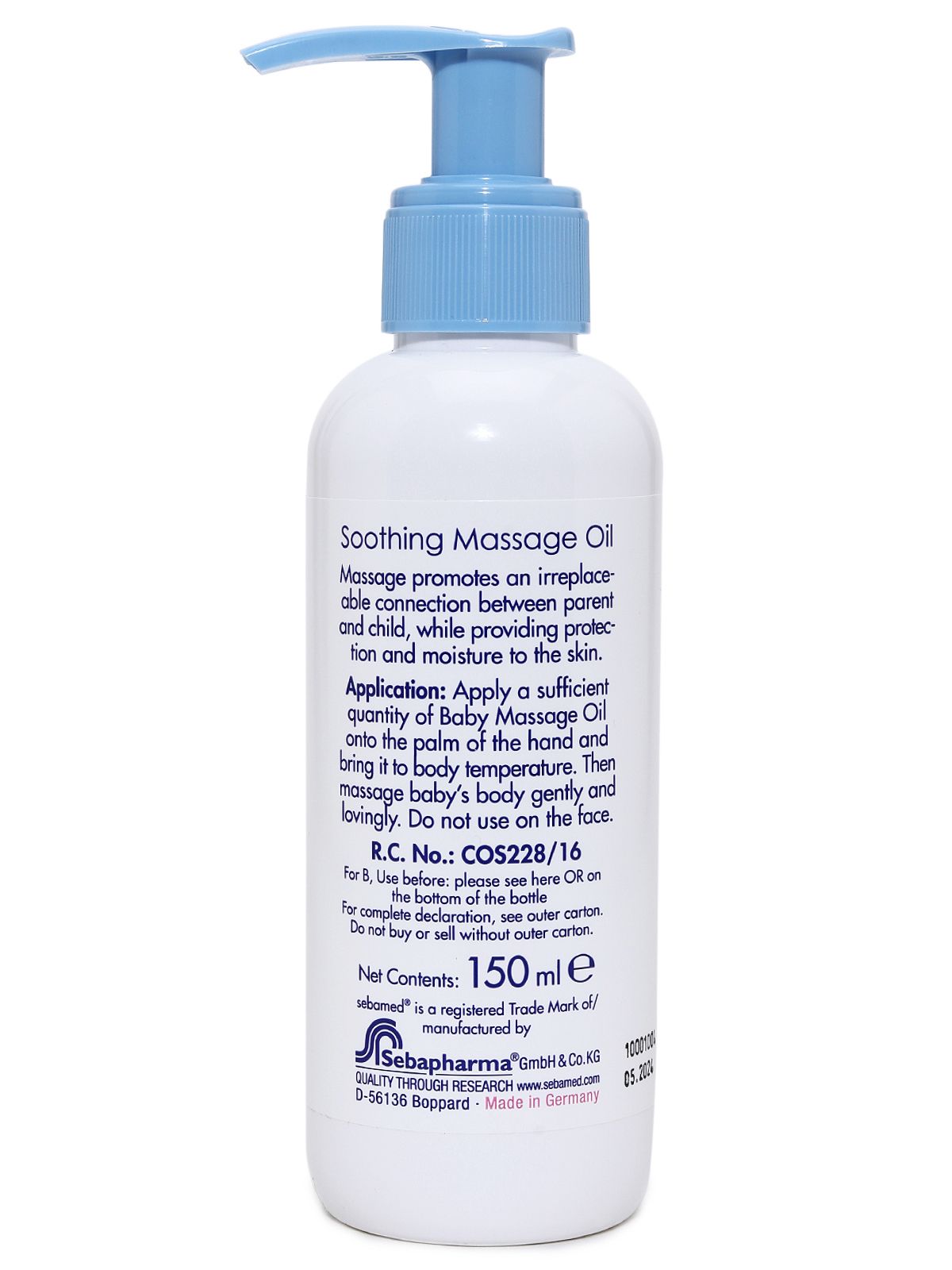 Sebamed Soothing Massage Oil 150Ml