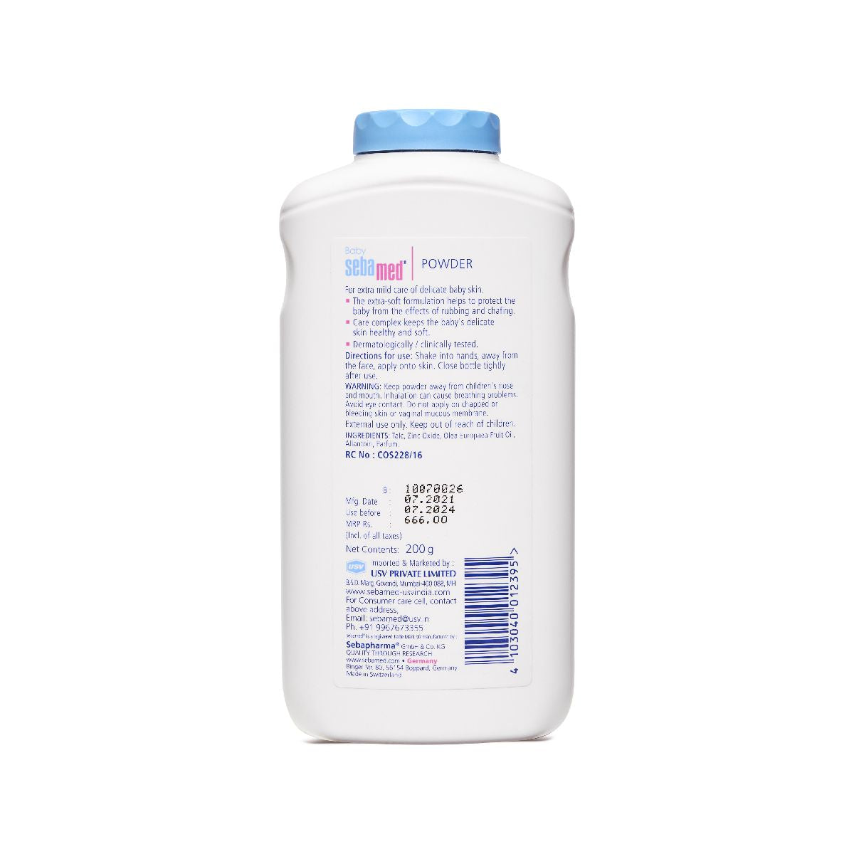 Sebamed Baby Powder 200G