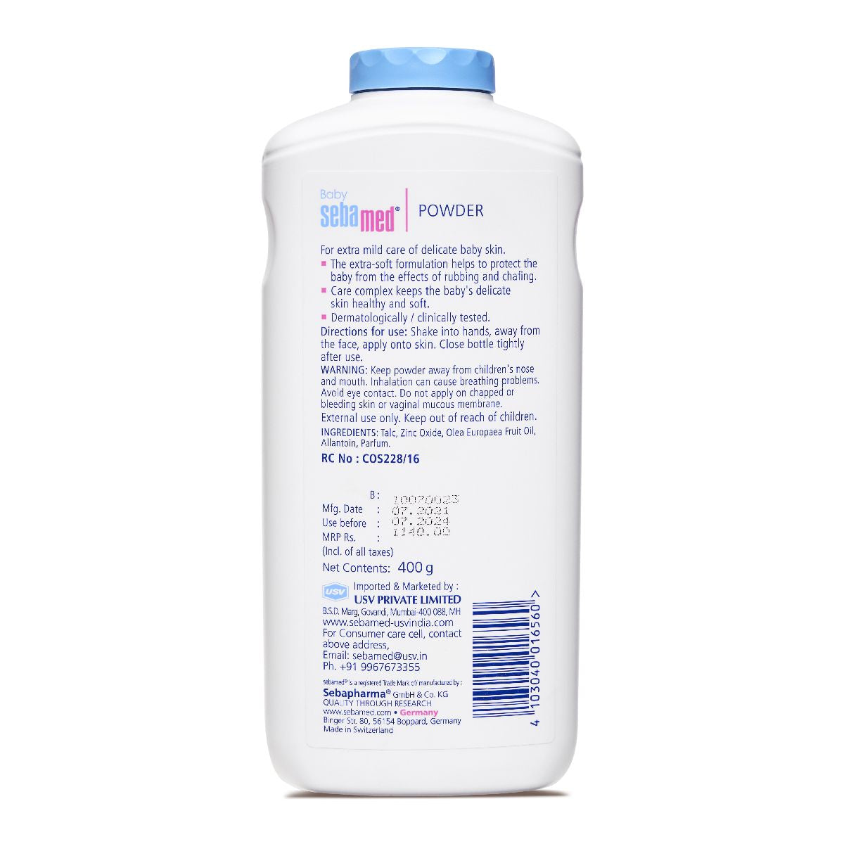 Sebamed Baby Powder 400G