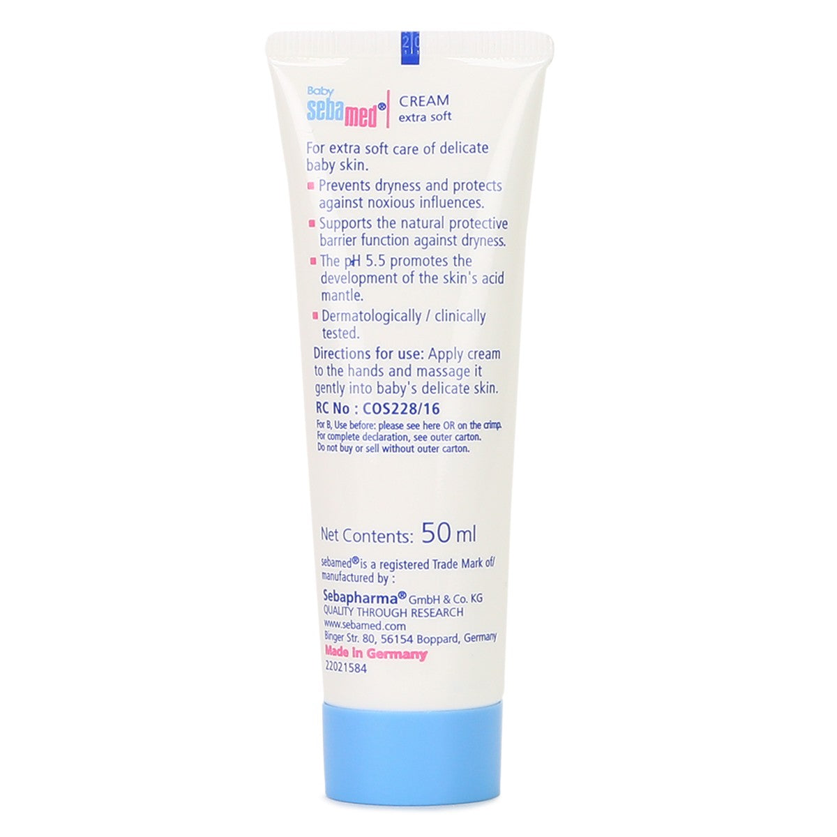 Sebamed Baby Cream Extra Soft 50Ml