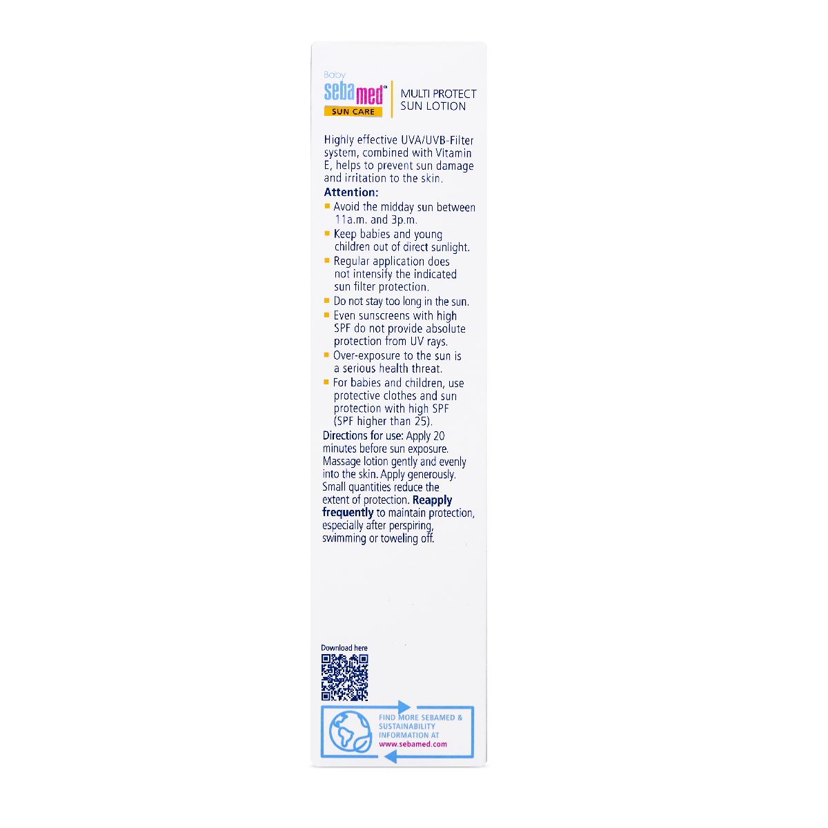 Sebamed Baby Sun Lotion Spf 50+ 200Ml