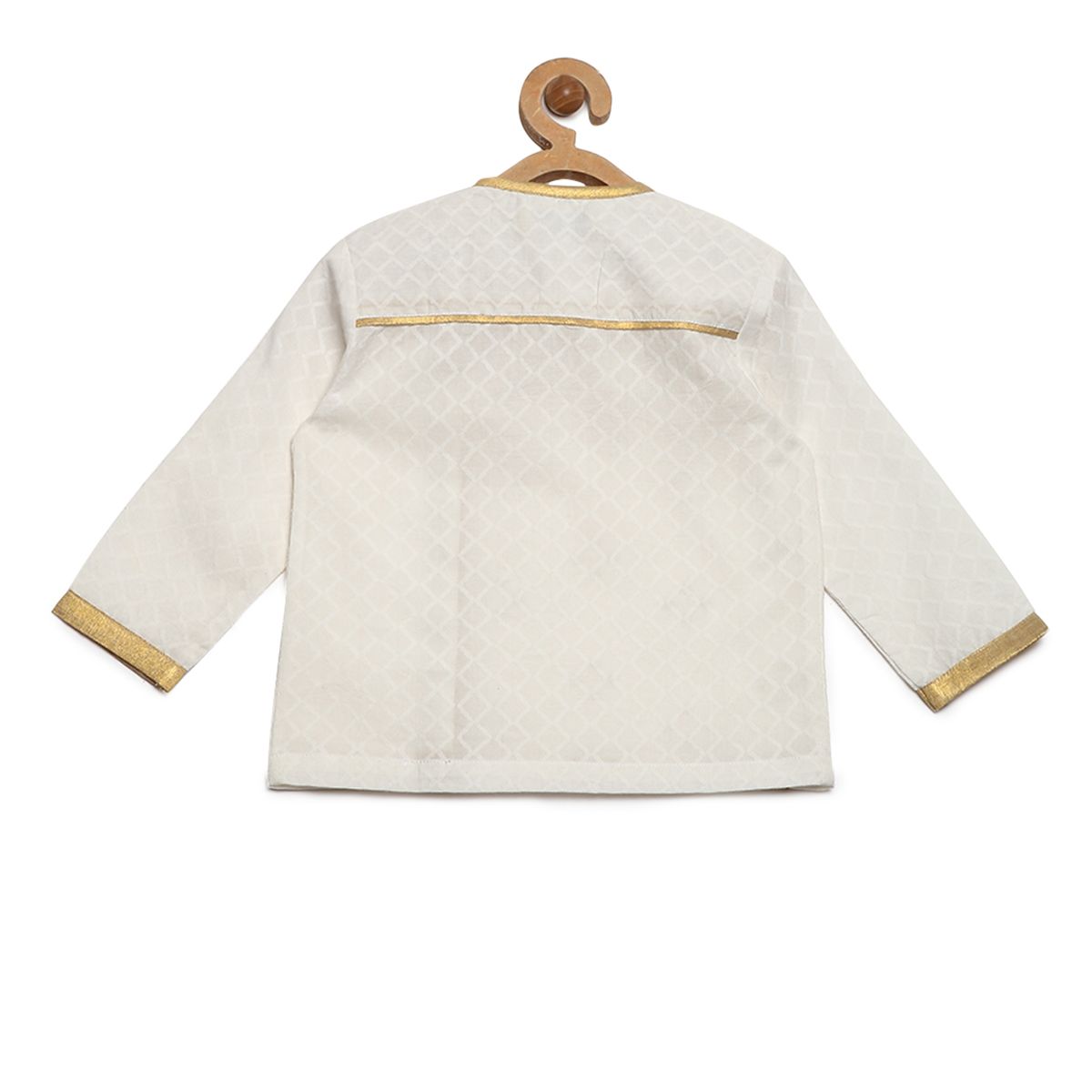 Tiber Taber Baby White Zz Dhoti Kurta
