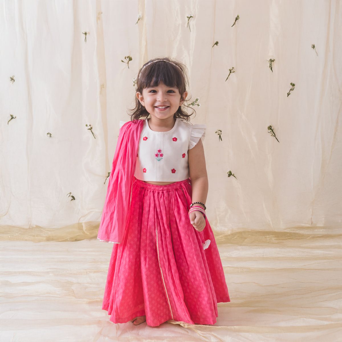 Tiber Taber Gul Lehenga Set