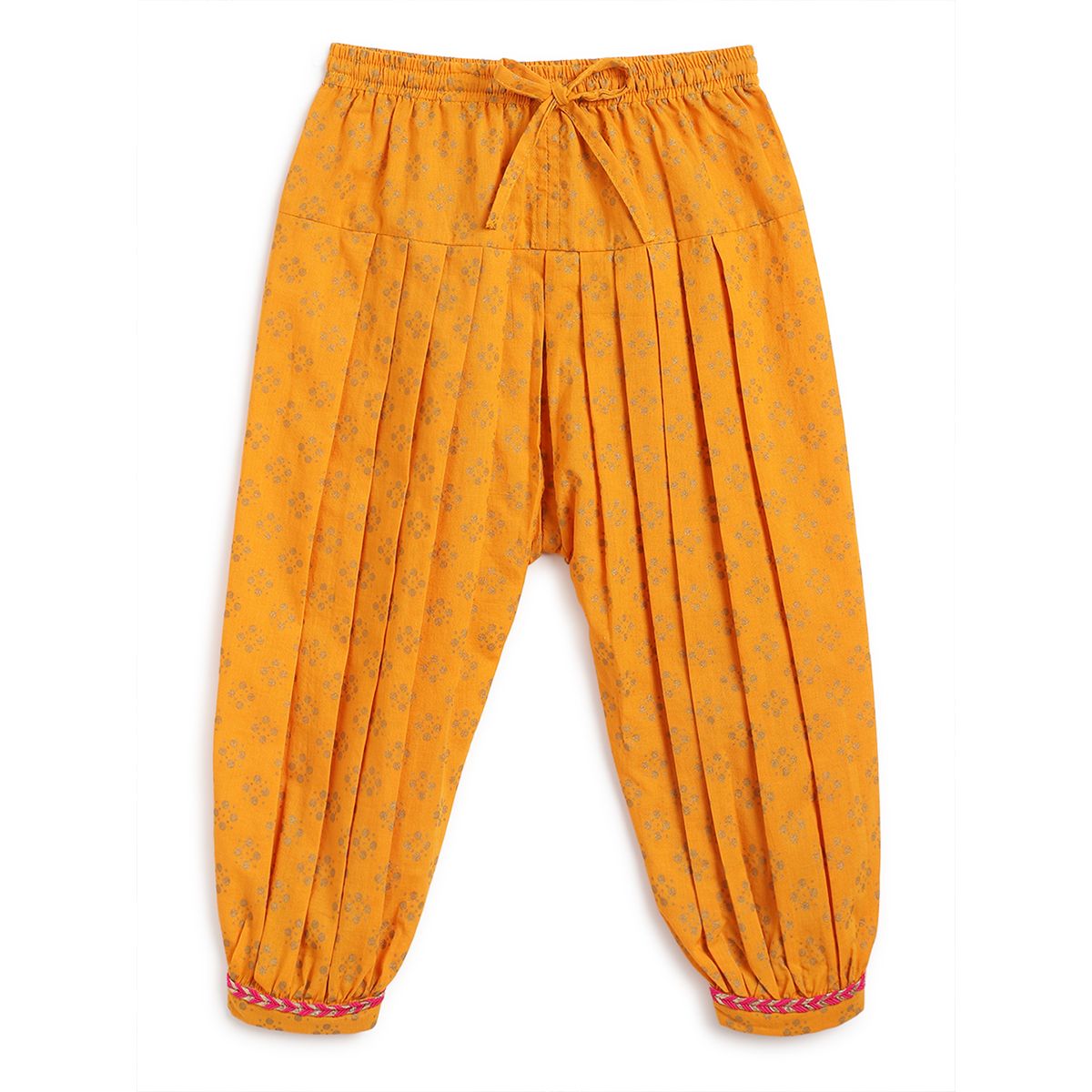 Tiber Taber Garden Bloom Angrakha Set - Yellow