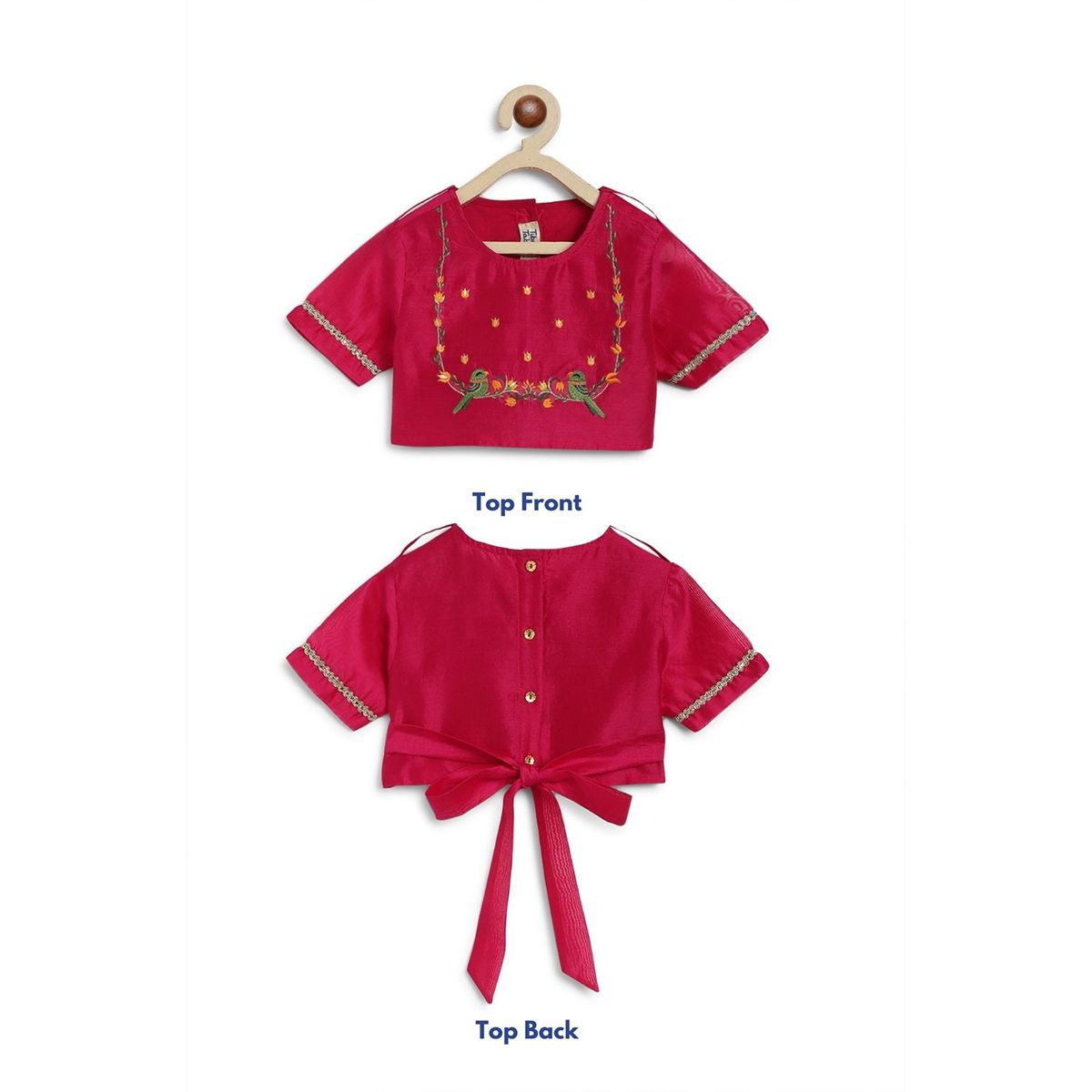 Tiber Taber Floral Fun Lehenga Set - Yellow