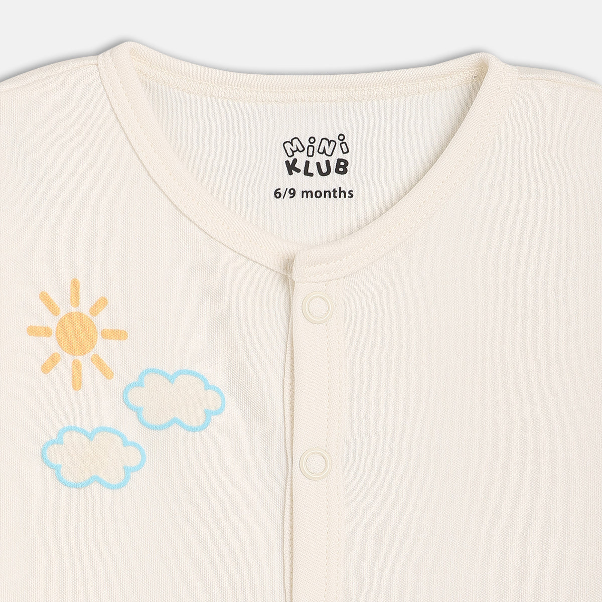 Boys White/Blue Short Sleeve Front Open Vest